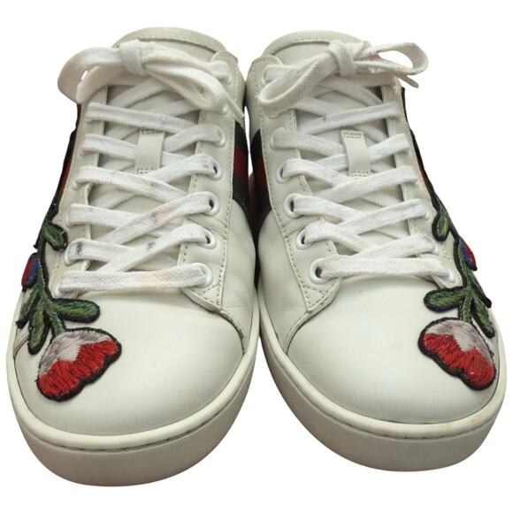 Gucci Ace Embroidered Floral Sneakers Size 36 - Picture 5 of 14